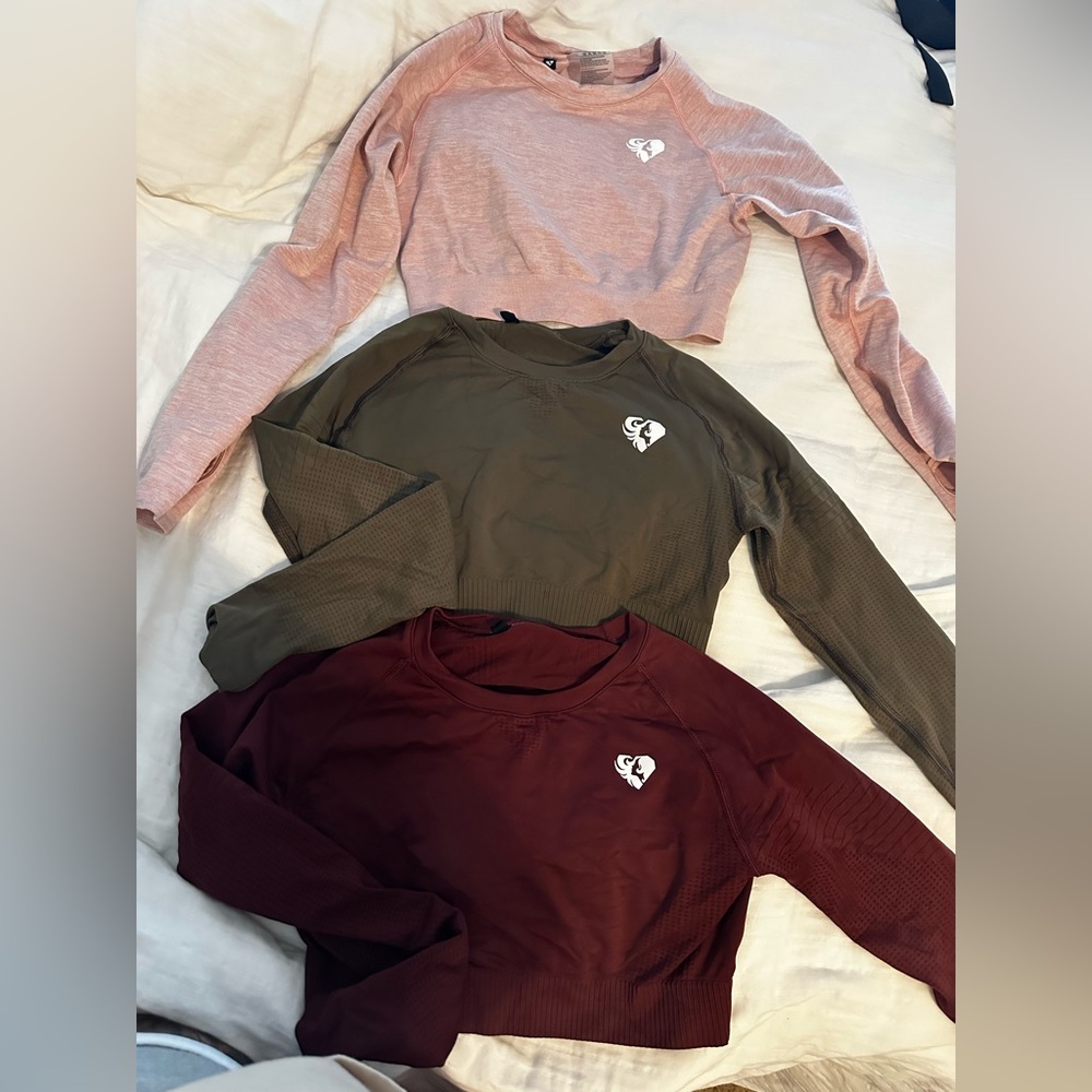 Womens best cropped workout tops